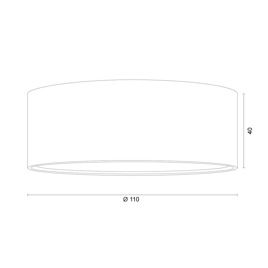 Argon 8904 - Plafonsko svetlo ELORA 1xGX53/7W/230V prečnika 11 cm ljubičasto