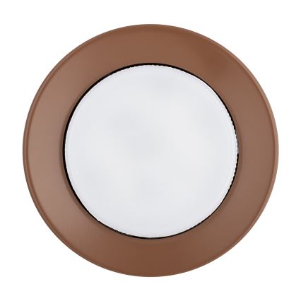 Argon 8916 - Plafonska lampa ELORA 1xGX53/7W/230V prečnik 11 cm terakotna