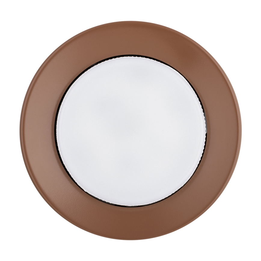 Argon 8916 - Plafonska lampa ELORA 1xGX53/7W/230V prečnik 11 cm terakotna