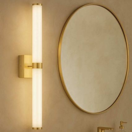 Argon 8926 - LED osvetljenje za kupatilsko ogledalo BATUMI LED/24W/230V 3000K IP44 zlatna