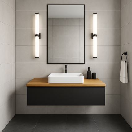 Argon 8927 - LED osvetljenje za ogledalo u kupatilu BATUMI LED/24W/230V 3000K IP44 crno