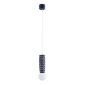 Argon 8937 - Plavi luster na sajli BOLL 1xG9/6W/230V