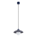 Argon 8948 - Luster na sajli BOLL 1xG9/6W/230V plava