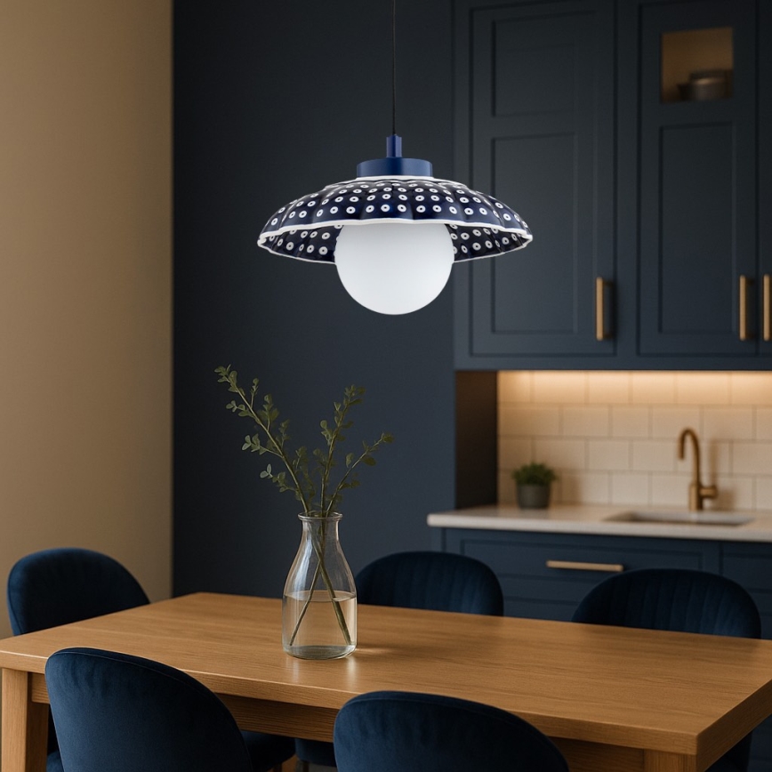 Argon 8948 - Luster na sajli BOLL 1xG9/6W/230V plava