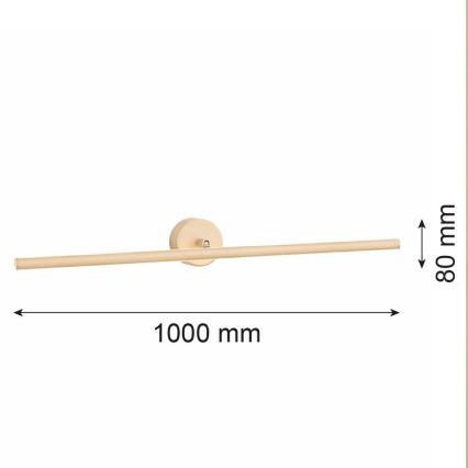 Argon 8996 - LED svetlo za slike MIRI LED/18W/230V 3000K 100 cm bež