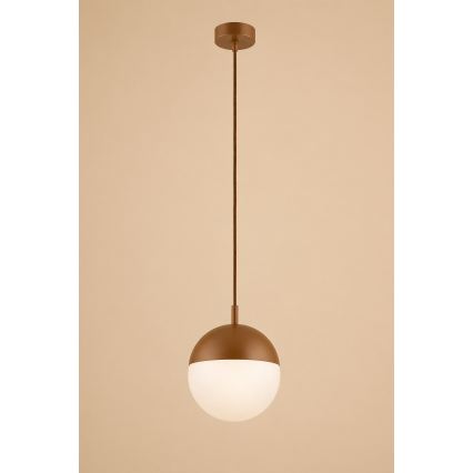 Argon 8998 - Spoljašnji luster na sajli LIV 1xE27/15W/230V IP44 braon