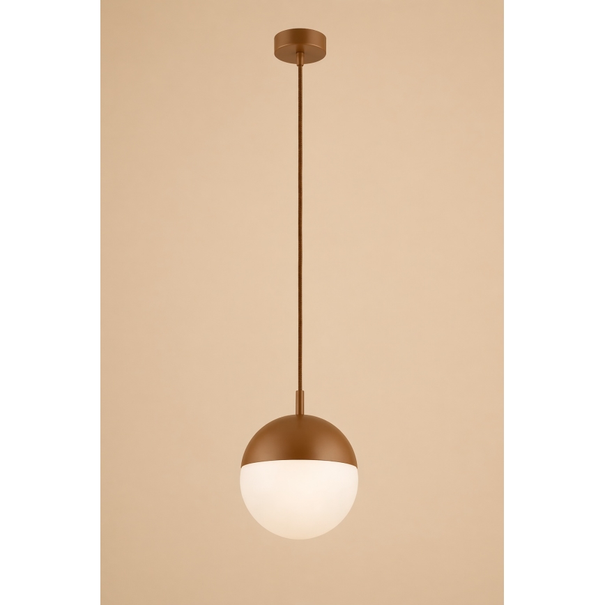 Argon 8998 - Spoljašnji luster na sajli LIV 1xE27/15W/230V IP44 braon