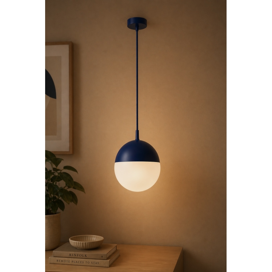 Argon 9000 - Spoljašnji luster na sajli LIV 1xE27/15W/230V IP44 plava
