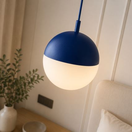 Argon 9000 - Spoljašnji luster na sajli LIV 1xE27/15W/230V IP44 plava
