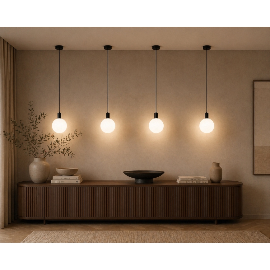 Argon 9005 - Spoljašnji luster na sajli ORE 1xG9/6W/230V IP44 crni