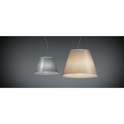 Artemide 1124020A - Luster na sajli CHOOSE MEGA 3xE27/12W/230V prečnika 55 cm bež