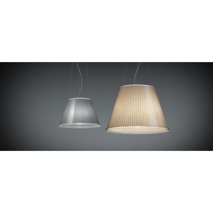 Artemide 1124020A - Luster na sajli CHOOSE MEGA 3xE27/12W/230V prečnika 55 cm bež