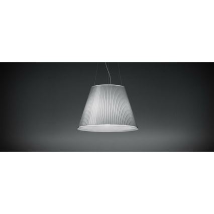 Artemide 1124110A - Luster na sajli CHOOSE MEGA 3xE27/12W/230V fi 55 cm bela