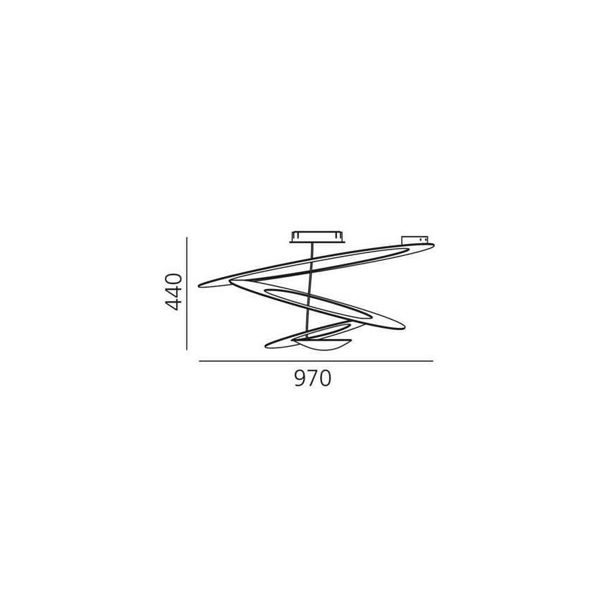 Artemide 1242010A - Plafonsko svetlo PIRCE 1xR7s/11W/230V belo