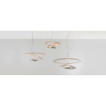Artemide 1254110A - PIRCE LED prigušiva luster na sajli LED/44W/230V 3000K bela