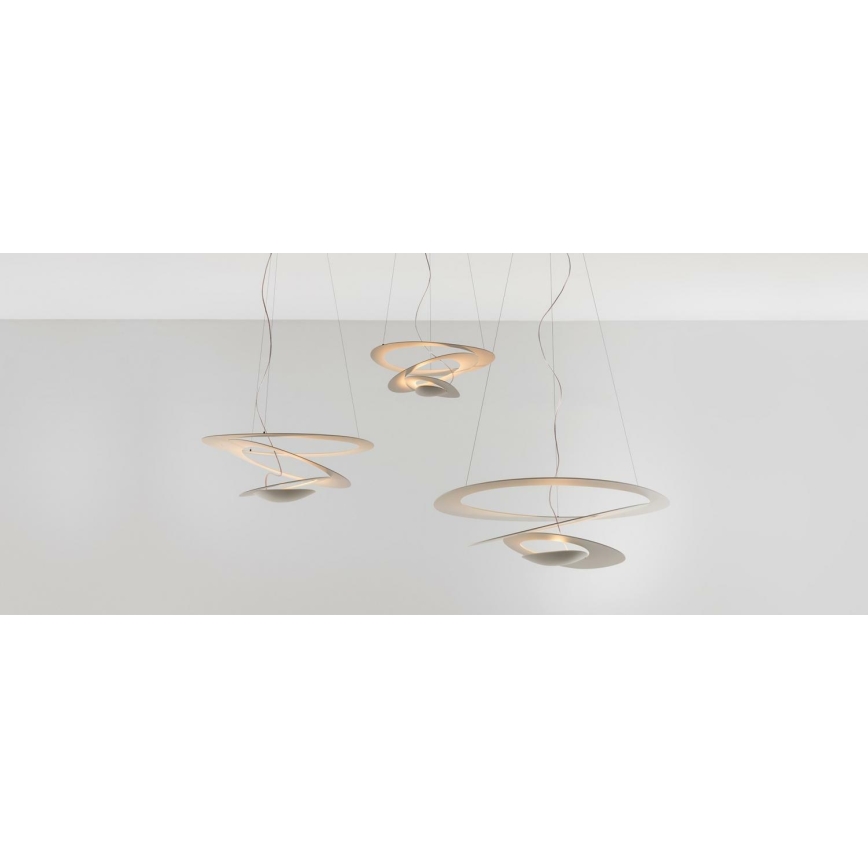 Artemide 1256110A - LED prigušiva luster na sajli PIRCE LED/44W/230V 3000K bela