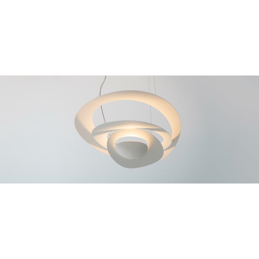Artemide 1256110A - LED prigušiva luster na sajli PIRCE LED/44W/230V 3000K bela
