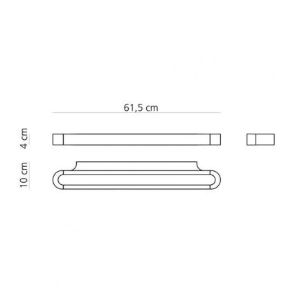 Artemide AR 1913050A - LED zidno svetlo TALO 60 LED/25W/230V