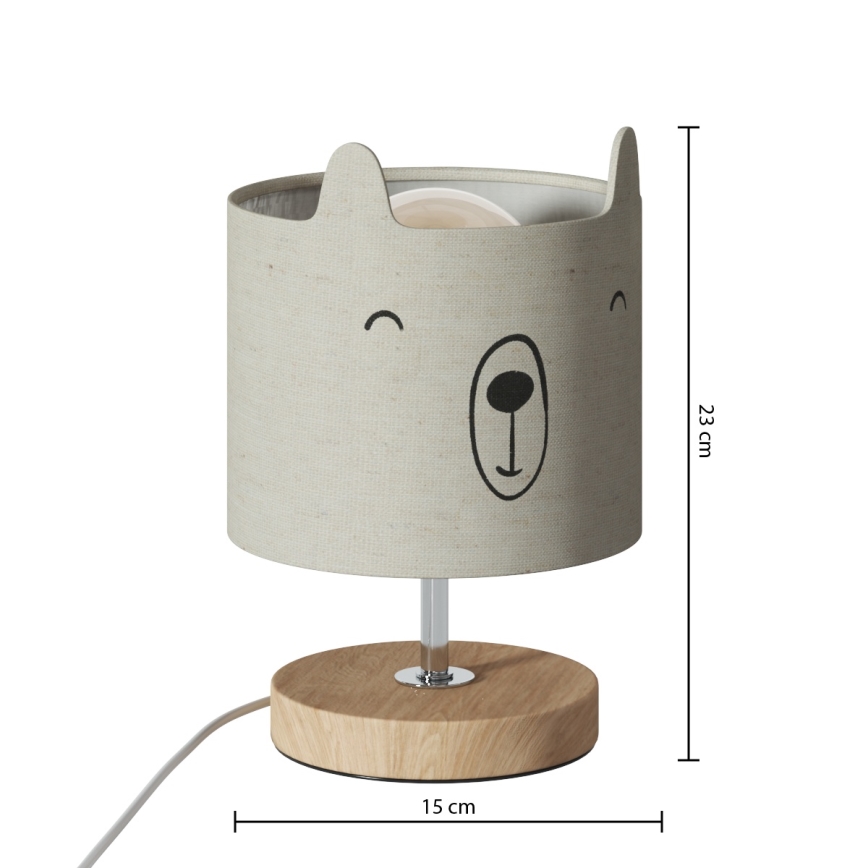 Atmosphera - Dečija stolna lampa TOXEY 1xE14/25W/230V medvedić