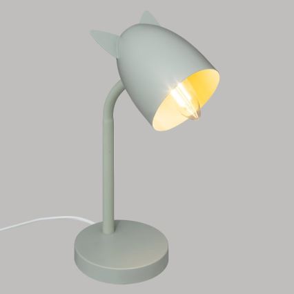 Atmosphera - Dečija stona lampa OREILLES 1xE14/40W/230V mint zelena