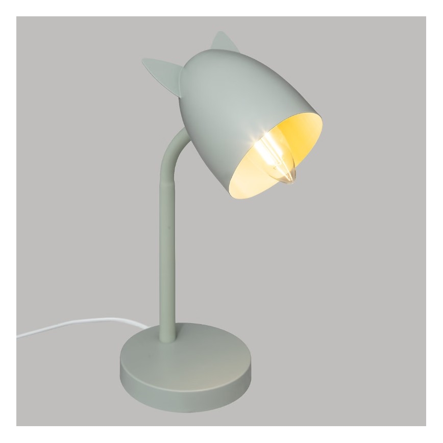 Atmosphera - Dečija stona lampa OREILLES 1xE14/40W/230V mint zelena