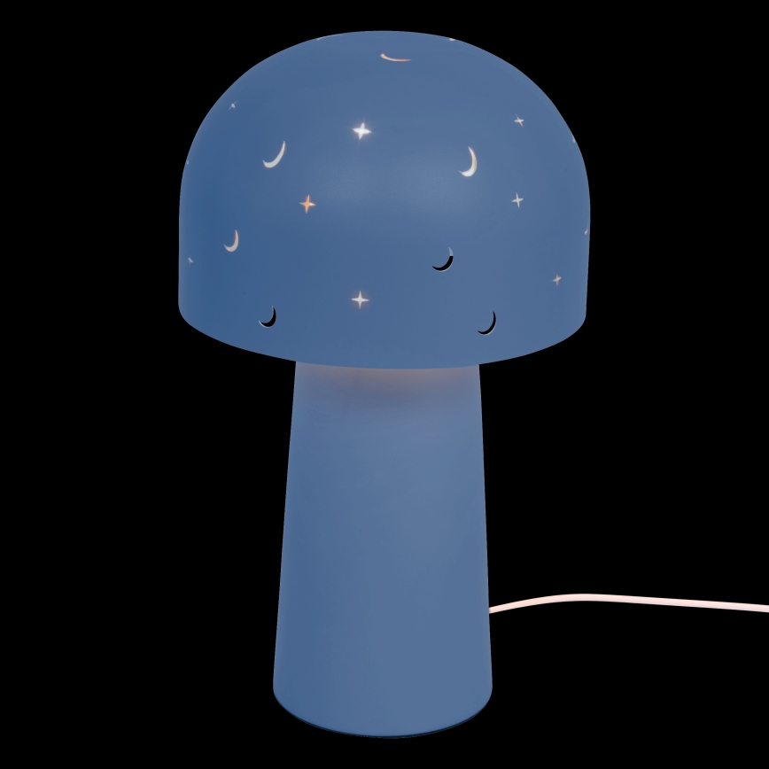 Atmosphera - Dečija stona lampa STARRY MUSHROOM 1xE14/25W/230V plava