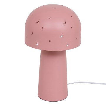 Atmosphera - Dečija stona lampa STARRY MUSHROOM 1xE14/25W/230V ružičasta