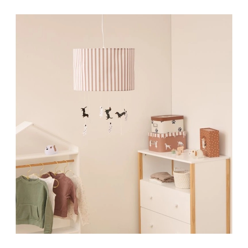 Atmosphera - Dečiji luster na sajli SCOTT 1xE27/40W/230V sa motivom pasa