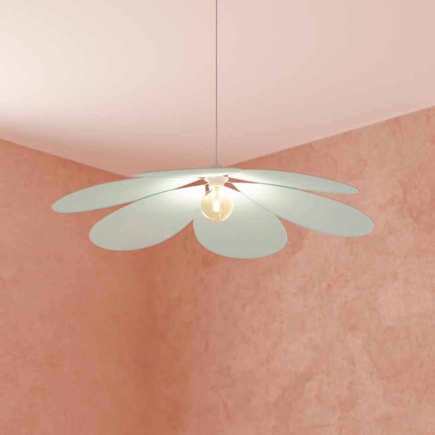 Atmosphera - Dečji luster na sajli NAYA 1xE27/40W/230V Ø 72 cm mint zelena