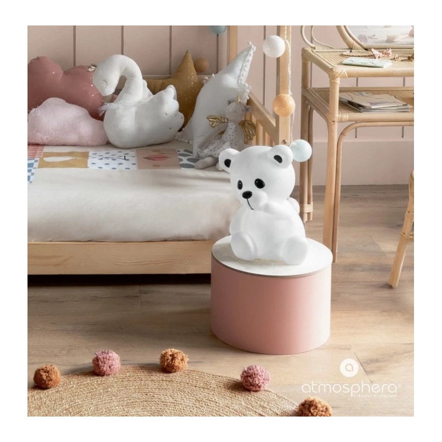 Atmosphera - LED dečije noćno svetlo TEDDY LED/3xAA bela