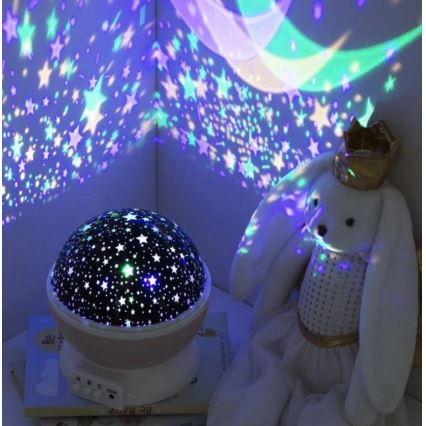 Atmosphera - LED dečiji projektor 3xAA ružičasta