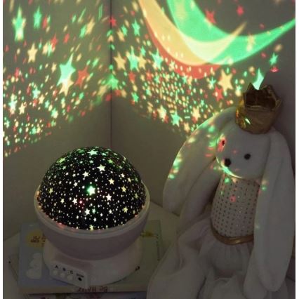 Atmosphera - LED dečiji projektor 3xAA ružičasta