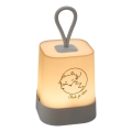 Atmosphera - LED dodirno dečje punjivo noćno svetlo RABBIT LED/3,7V 1200 mAh siva