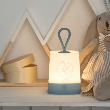 Atmosphera - LED dodirno dečije punjivo noćno svetlo RABBIT LED/3,7V 1200 mAh plavo