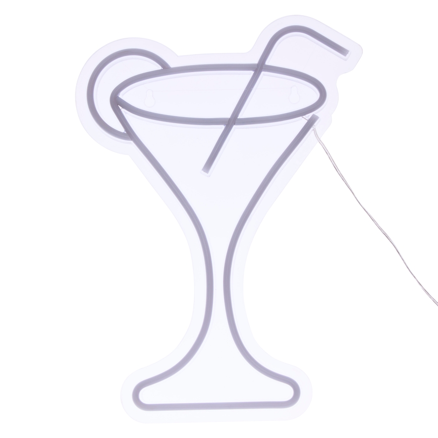 Atmosphera - LED neonska zidna dekoracija COCTAIL LED/5V
