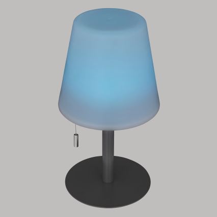 Atmosphera - LED RGBW punjiva spoljašnja stona lampa ZACK LED/3,7V 1200 mAh IP44 crna