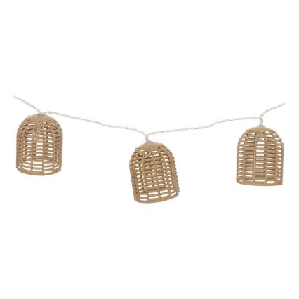 Atmosphera - LED solarni dekorativni lanac AIA 10xLED 3,35m IP44 topla bela 1500 mAh