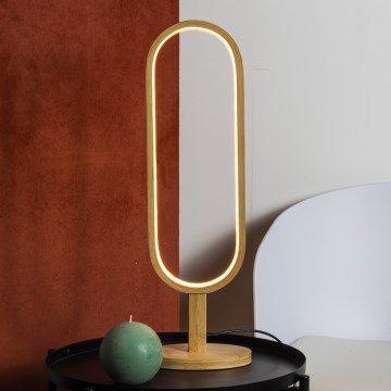 Atmosphera - LED stona lampa FINN LED/3W/230V bambus