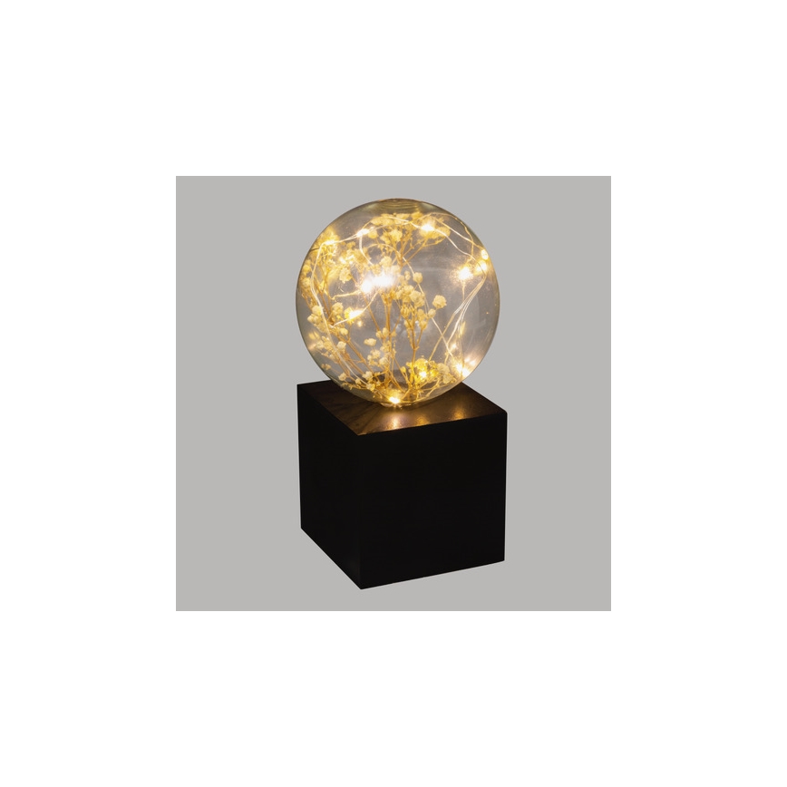 Atmosphera - LED stona lampa MICRO LED/2xAAA antracit