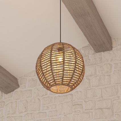 Atmosphera - Luster na lanku RANA 1xE27/40W/230V ratan
