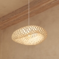 Atmosphera - Luster na sajli BEDDY 1xE27/40W/230V bambus