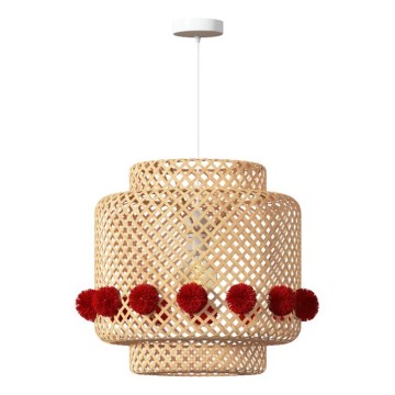 Atmosphera - Luster na sajli LIBY 1xE27/25W/230V bambus