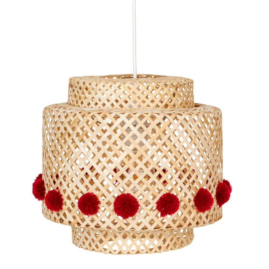 Atmosphera - Luster na sajli LIBY 1xE27/25W/230V bambus