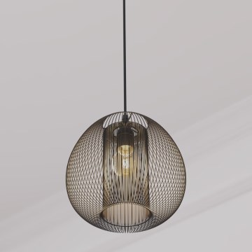 Atmosphera - Luster na sajli NODA 1xE27/40W/230V crna