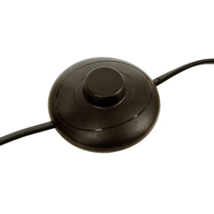 Atmosphera - Podna lampa EBOR 1xE27/25W/230V borovina/mesing