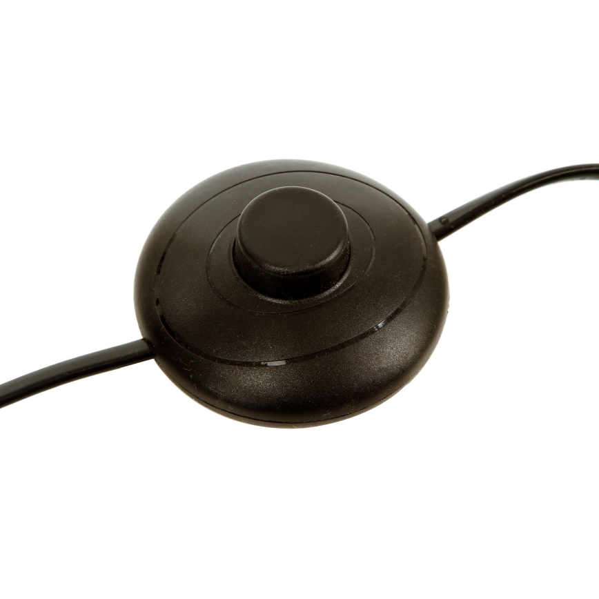 Atmosphera - Podna lampa EBOR 1xE27/25W/230V borovina/mesing