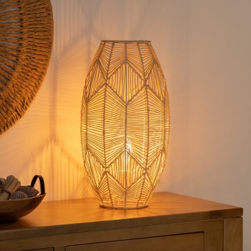 Atmosphera - Podna lampa KITA 1xE27/40W/230V ratan