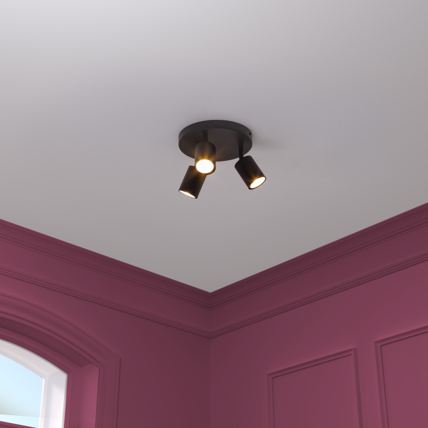 Atmosphera - Spot svetiljka VICO 3xGU10/25W/230V crna
