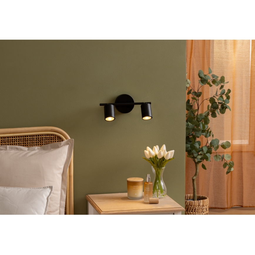 Atmosphera - Spot svetlo VICO 2xGU10/25W/230V crno