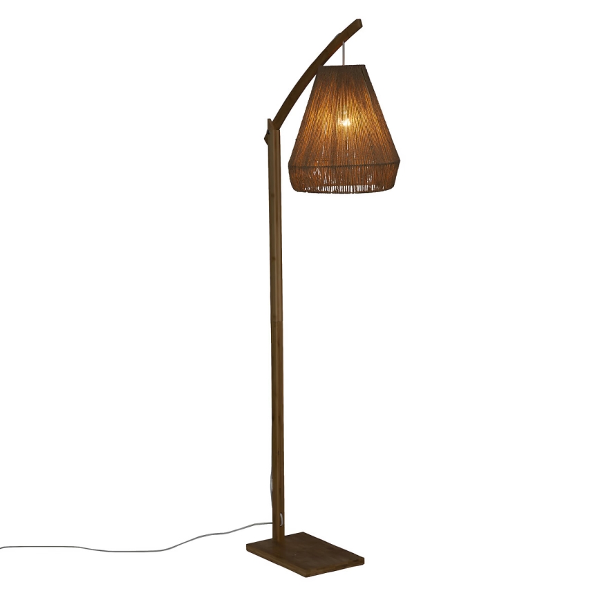 Atmosphera - Stojeća lampa PALM 1xE27/60W/230V bambus/konoplja